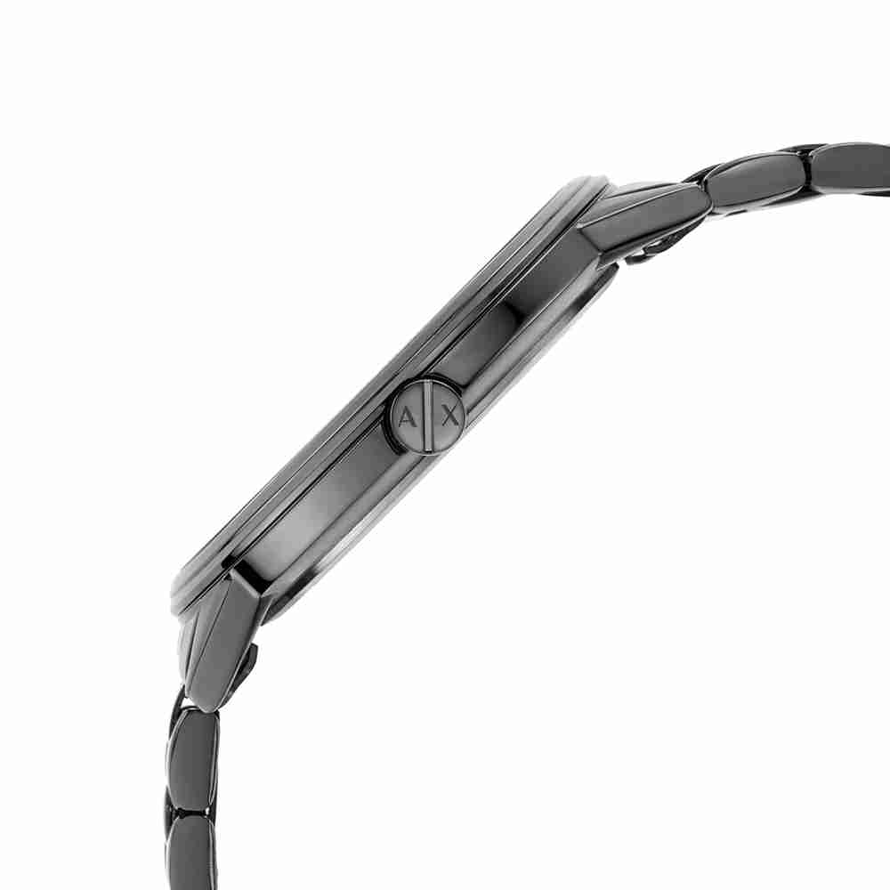 Armani Exchange Cayde AX2722 Men's Analog Watch – Grey Dial with Matching Grey Stainless Steel Strap