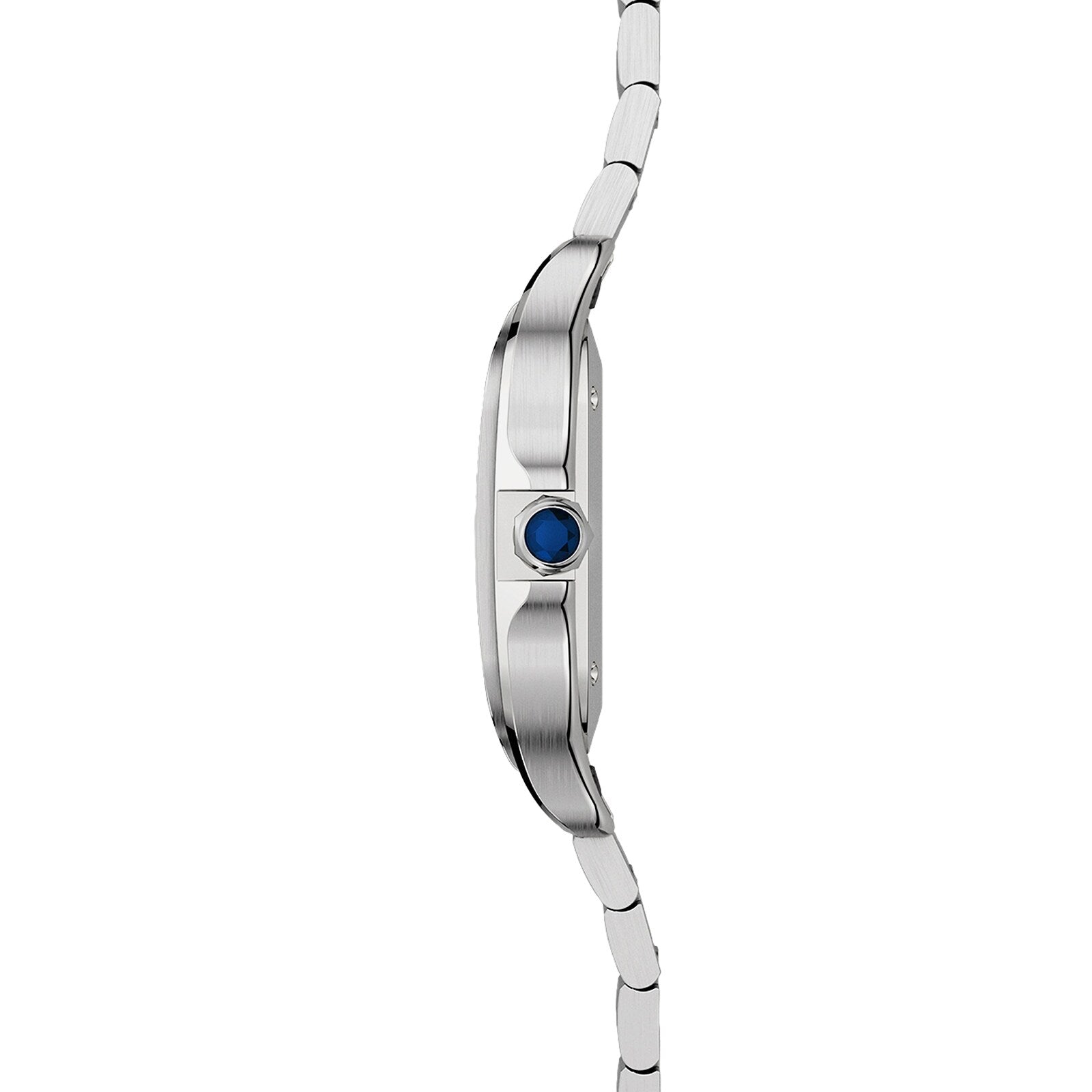 Santos de Cartier Medium Model | 35mm, Steel, Silver Dial