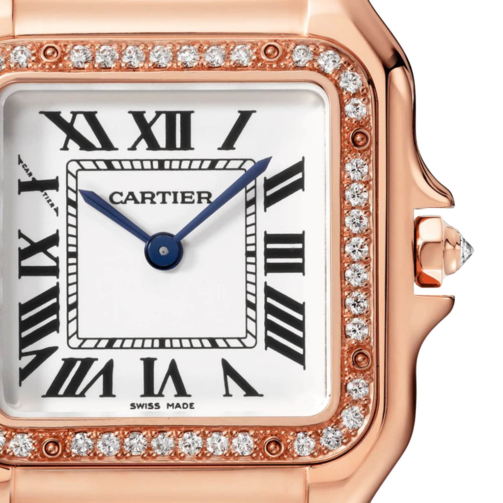 Panthère de Cartier Medium Model | 27mm, 18K Rose Gold, Silver Dial, Ref. WJPN0009