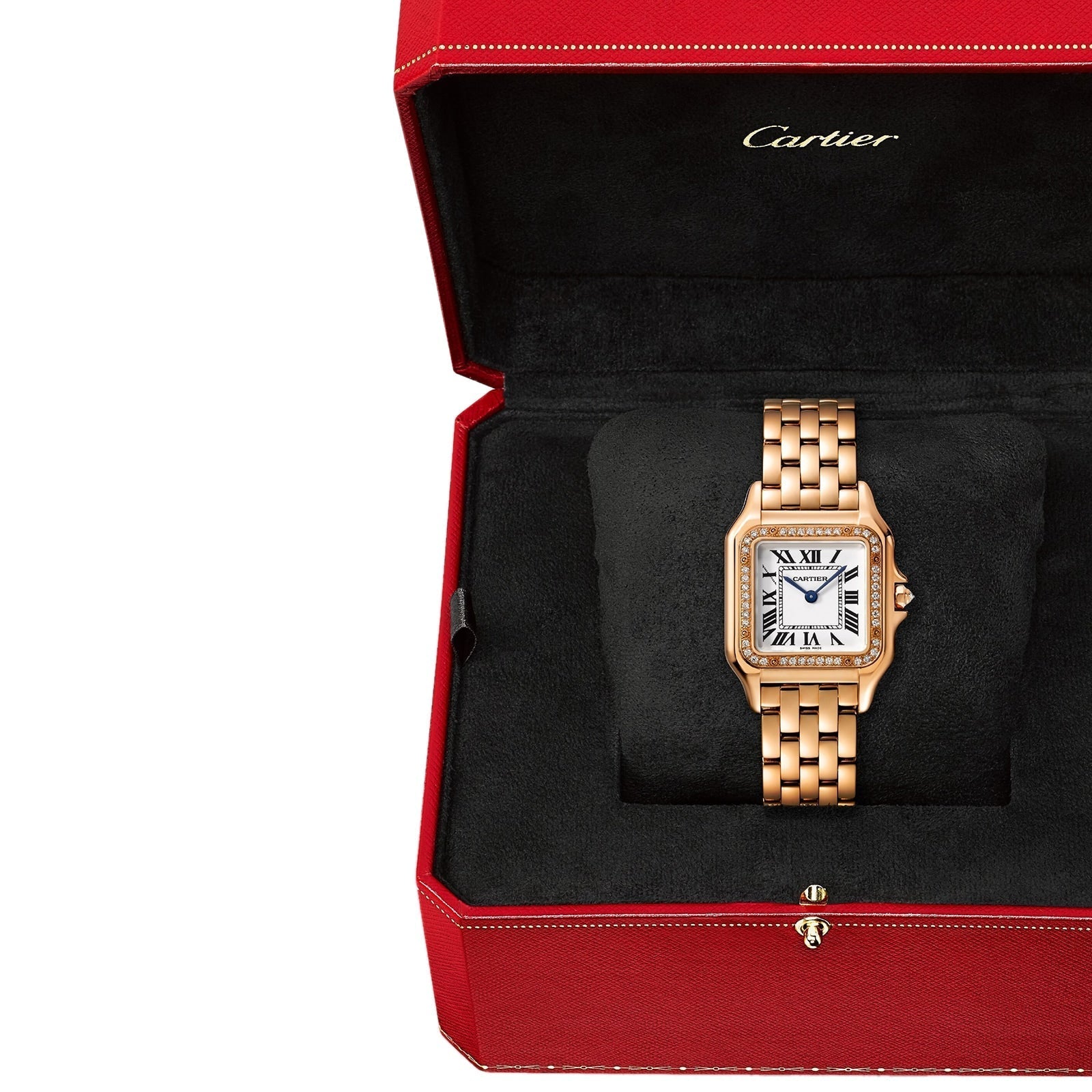 Panthère de Cartier Medium Model | 27mm, 18K Rose Gold, Silver Dial, Ref. WJPN0009