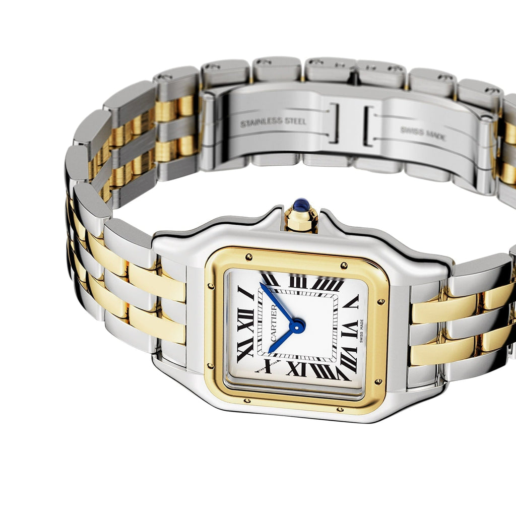 Panthère de Cartier Large Model | 29mm, Two-Tone Steel & 18K Yellow Gold, Silver Dial