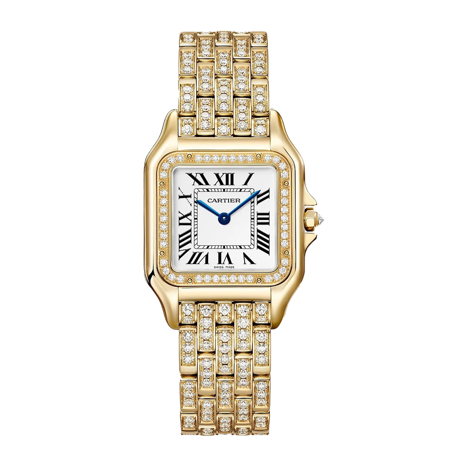 Panthère de Cartier Medium Model | 27mm, 18K Yellow Gold, White Dial