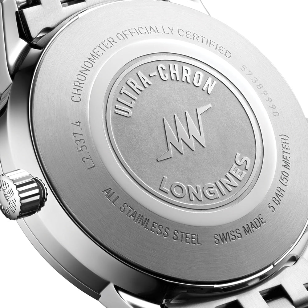 longines Ultra-Chron Classic 37mm - Silver on Bracelet
