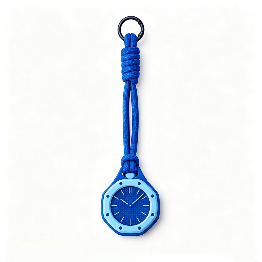 Blue Replacement Lanyard Strap For Royal Oak Pocket Watch Pendant, Only Hanging Rope, Watch Not Included