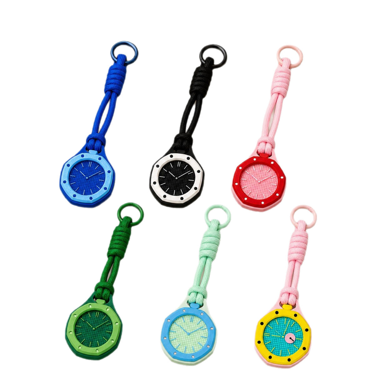 Black Lanyard Strap For Royal Oak Parody Pocket Watch Pendant, Replacement Neck Rope Only, No Watch Included