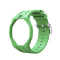 Fresh Green Metal Case + Fresh Green Silicone Strap Mod Kit | Royal Oak Style Replacement Set For G-Shock GA2100 GA-B2100
