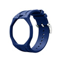 Navy Blue Metal Case + Navy Blue Silicone Strap Mod Kit | Royal Oak Style Replacement Set For G-Shock GA2100 GA-B2100