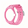 Light Pink Metal Case + Light Pink Silicone Strap Mod Kit | Royal Oak Style Replacement Set For G-Shock GA2100 GA-B2100
