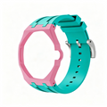 Pink Bezel Turquoise Strap Mod Kit For G-Shock GA2100 GA-B2100