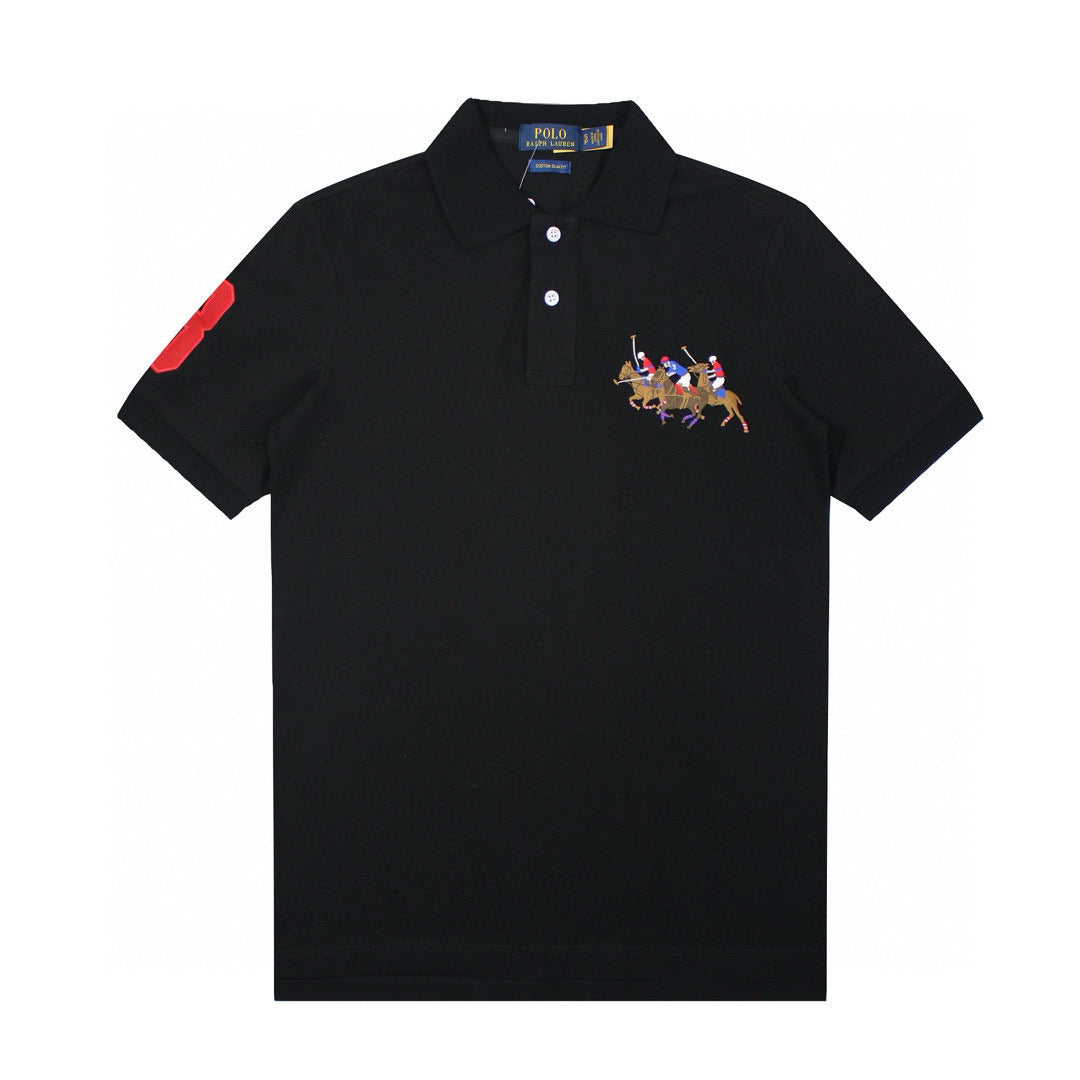 🖤 Polo Ralph Lauren – Black Custom Fit (Triple Players)