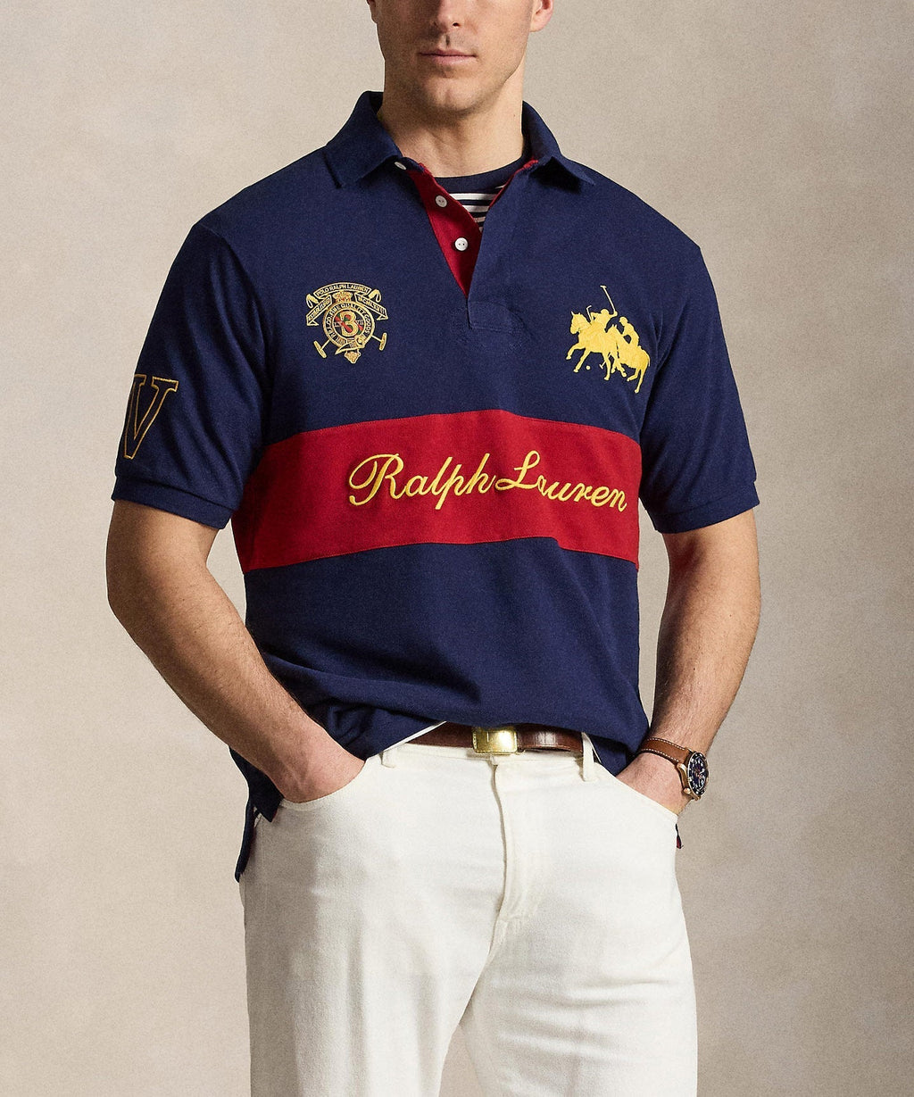 Polo Ralph Lauren Short Sleeve Dual Player Mesh Graphic Polo