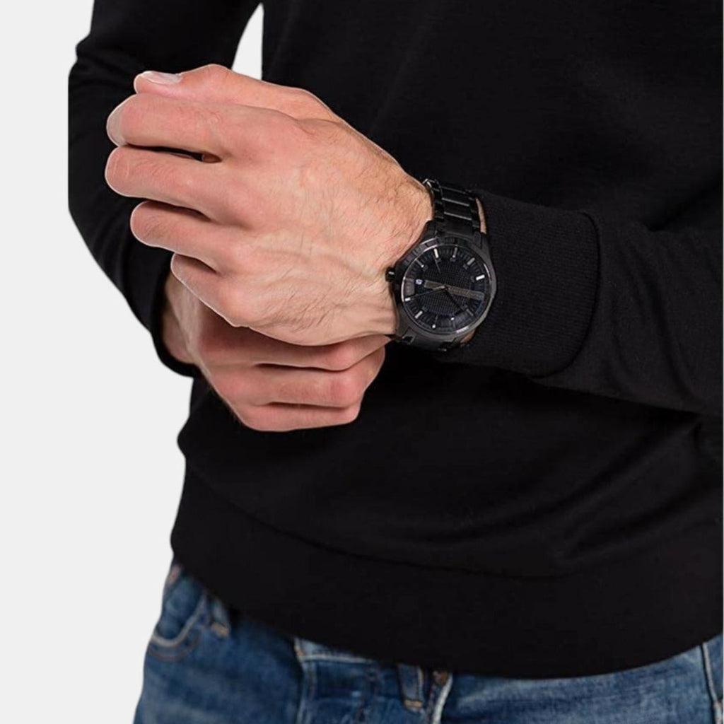 Armani Exchange Hampton AX2104 Men's Chronograph – Black Dial with Black Stainless Steel Strap