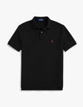 Custom Slim Fit Mesh S/S Polo Shirt - Polo Black/C3870