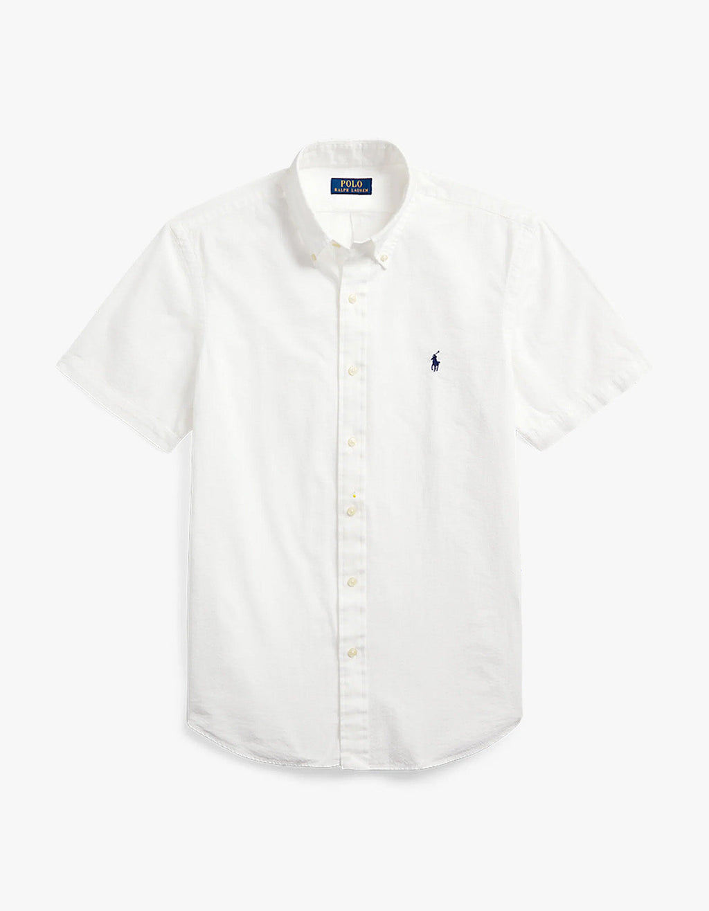 Custom Fit Seersucker Shirt - White