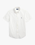 Custom Fit Seersucker Shirt - White