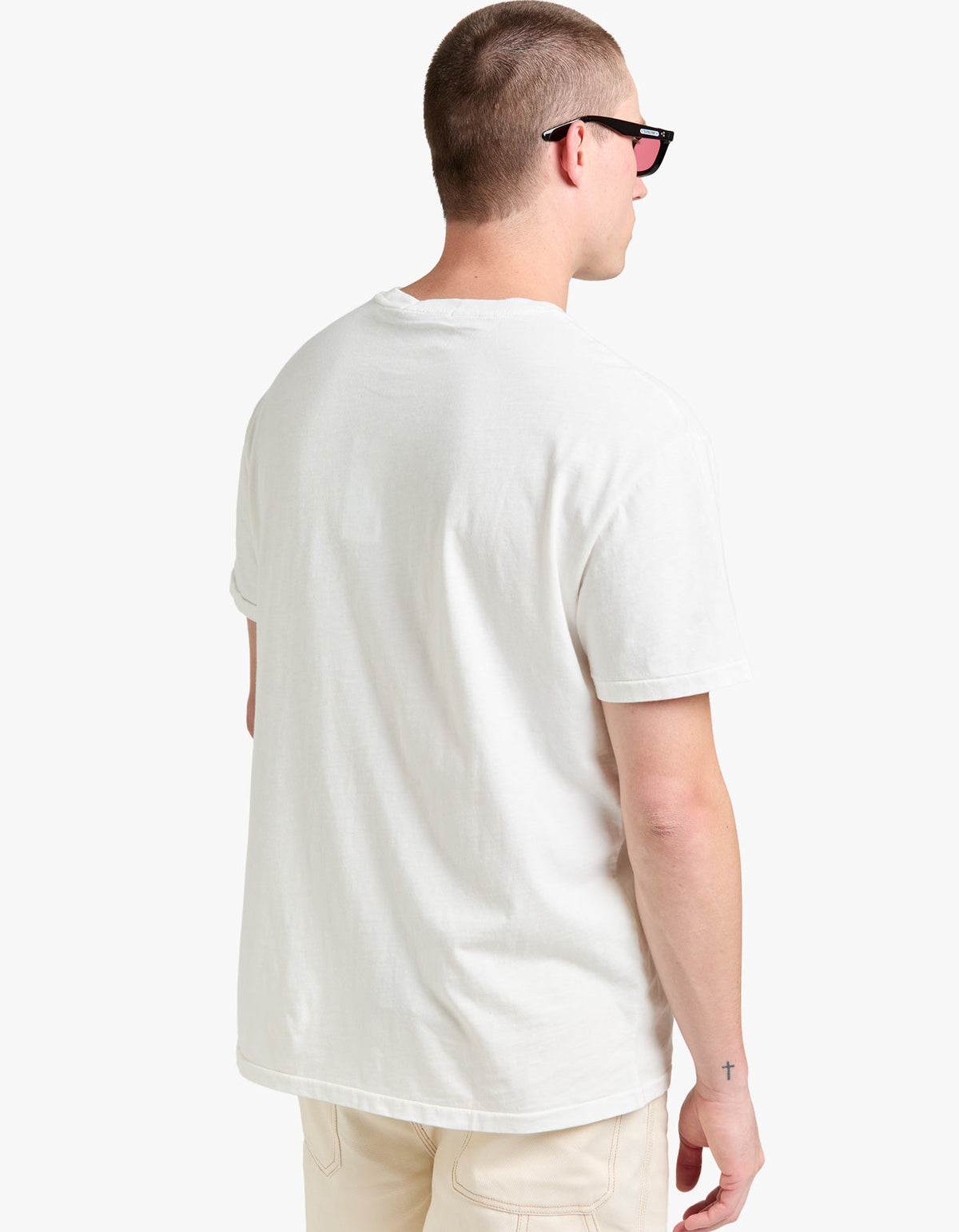 Classic Fit Uneven Jersey T Shirt - Nevis