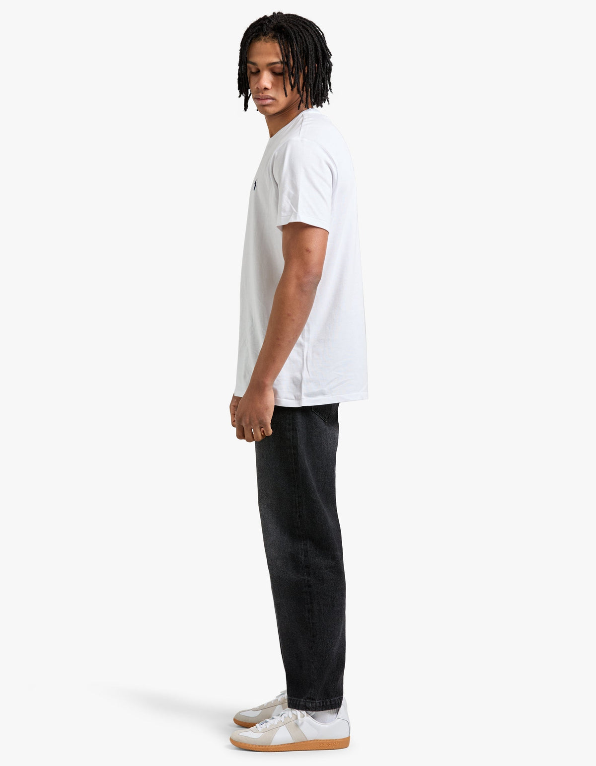 Custom Slim Fit Crew Neck T Shirt - White