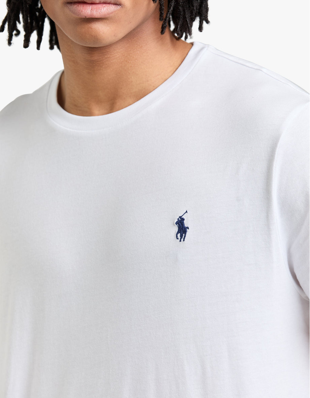 Custom Slim Fit Crew Neck T Shirt - White