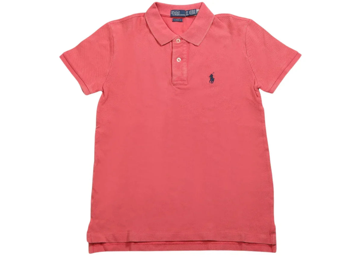 Polo Ralph Lauren Knit Collar Polo Shirt Pale Red