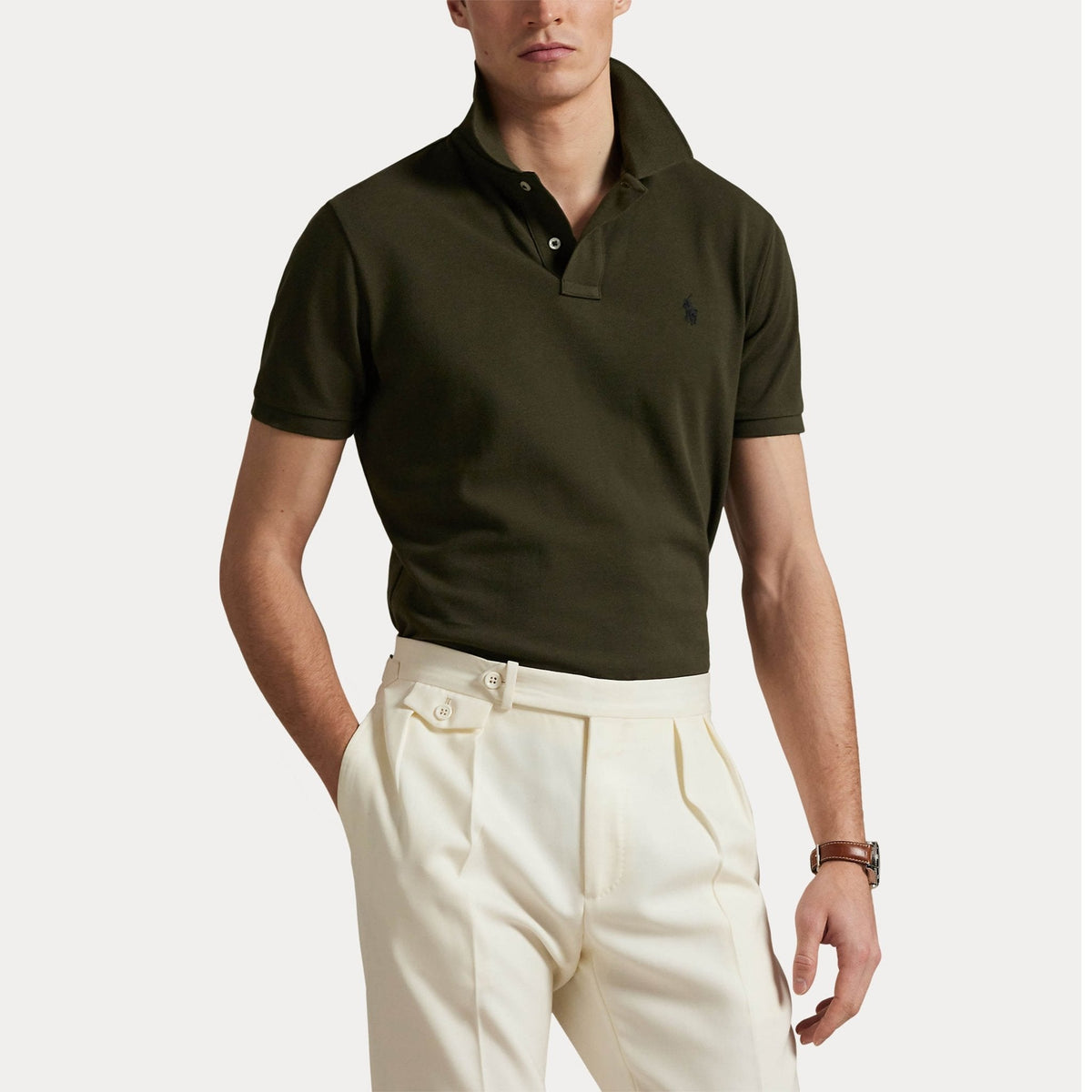 Polo Ralph Lauren The Iconic Mesh Polo Shirt Company Olive