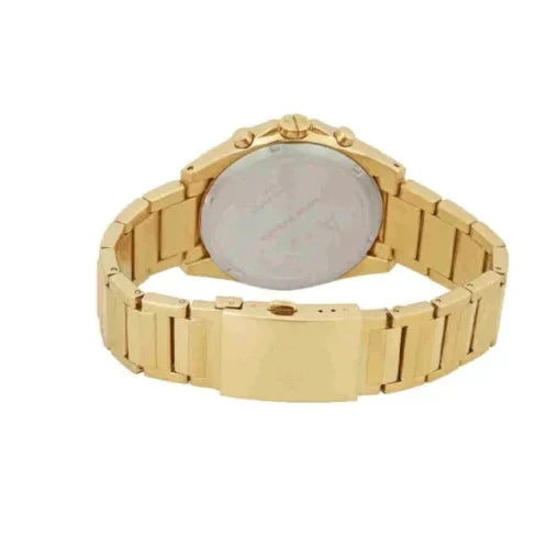 Armani Exchange Drexler AX2602 Men's Chronograph Watch – Gold Dial with Gold Stainless Steel Strap