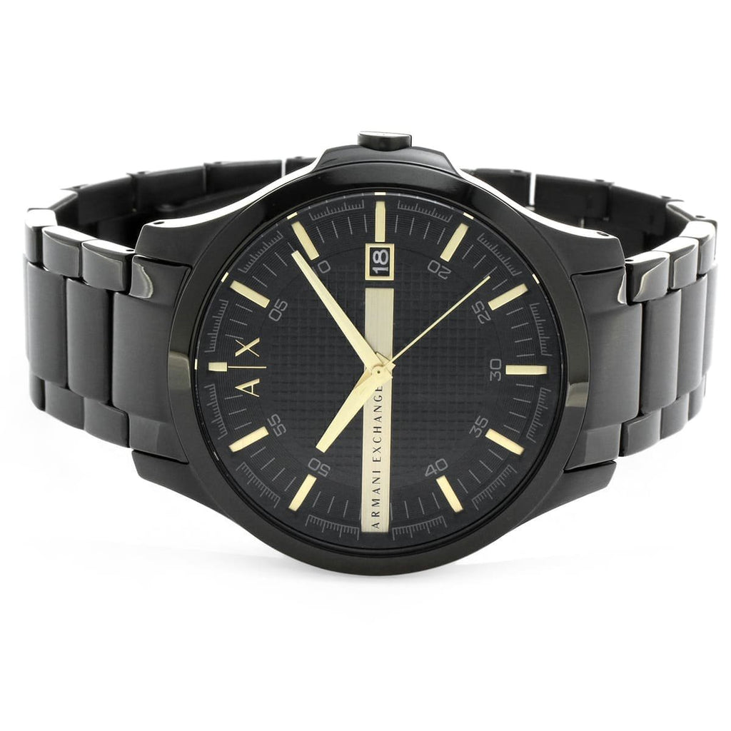 Armani Exchange Hampton AX2413 Men's Chronograph – Black Dial with Black Stainless Steel Strap