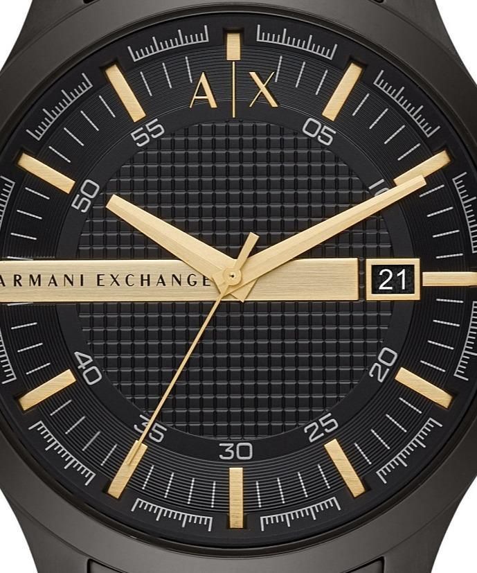 Armani Exchange Hampton AX2413 Men's Chronograph – Black Dial with Black Stainless Steel Strap