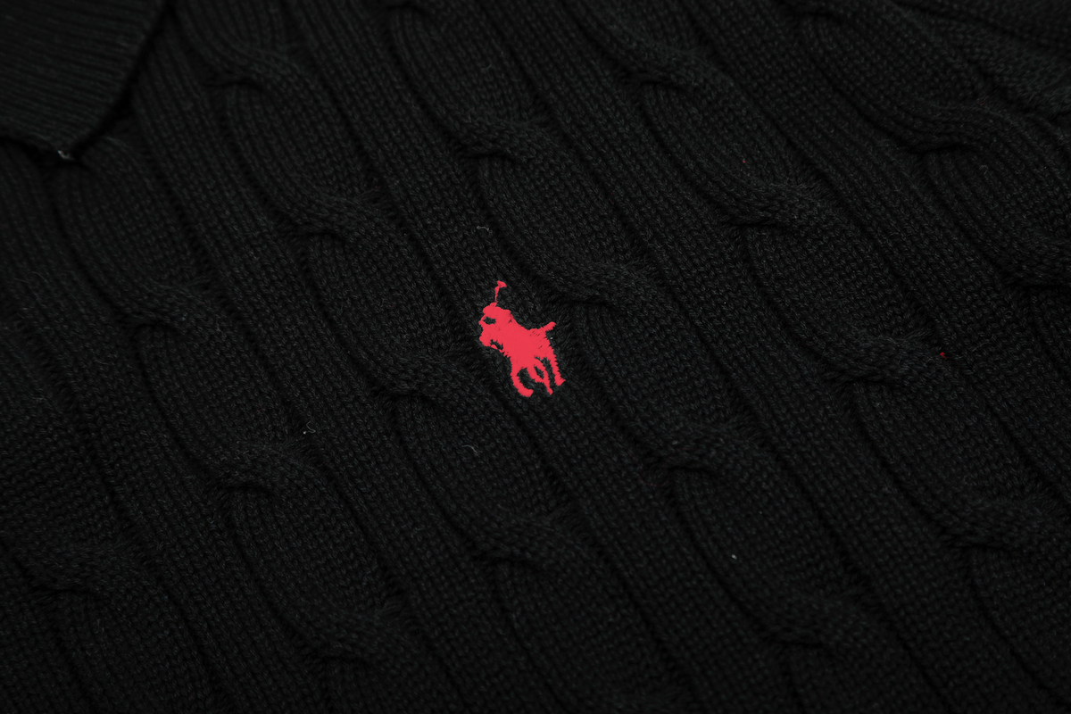RALPH LAUREN SHORT-SLEEVE POLO KNIT SWEATER STYLE 434
