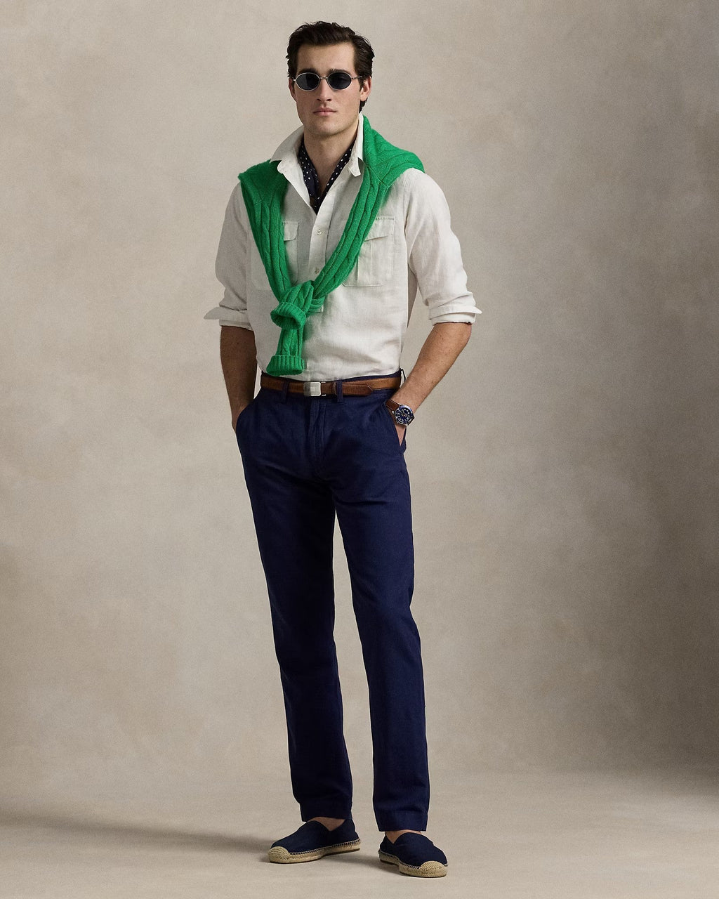 POLO Ralph Lauren - Bedford Cotton/Linen Maritime Straight Pant