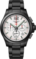 Longines Conquest V.H.P. Chronograph Black Steel Men's Watch L3.717.2.76.6