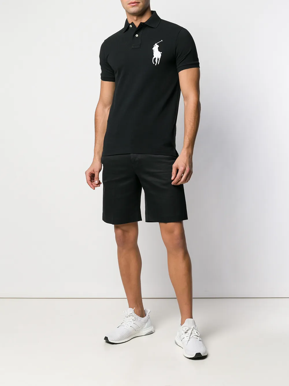 POLO RALPH LAUREN - Men Short-Sleeve Big Pony Mesh Polo Shirt